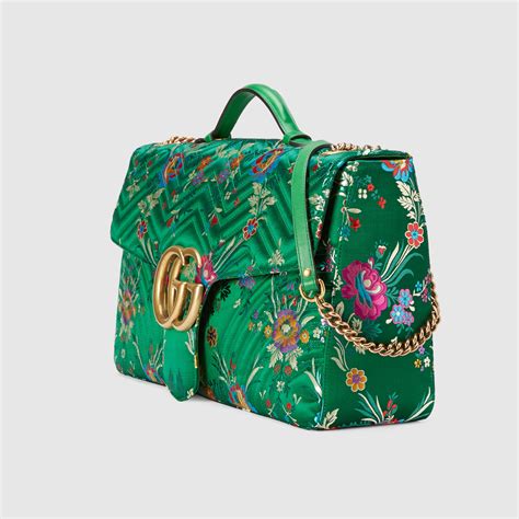 gucci marmont maxi floral|Gucci Marmont large shoulder bag.